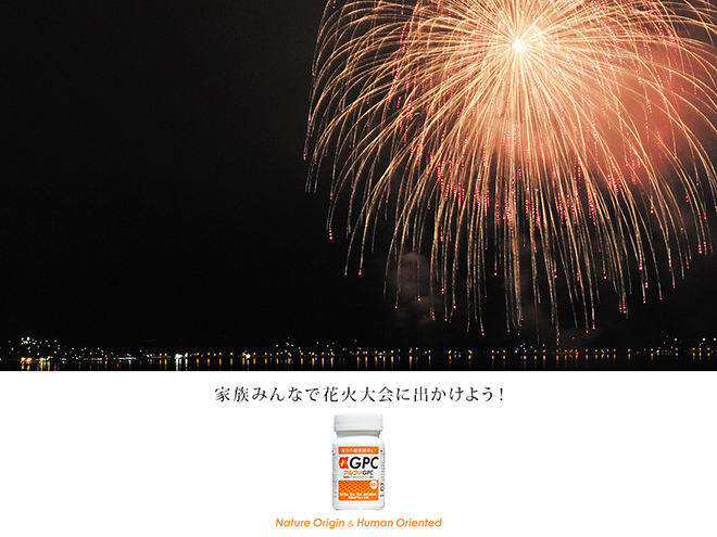 家族みんなで花火大会にでかけよう